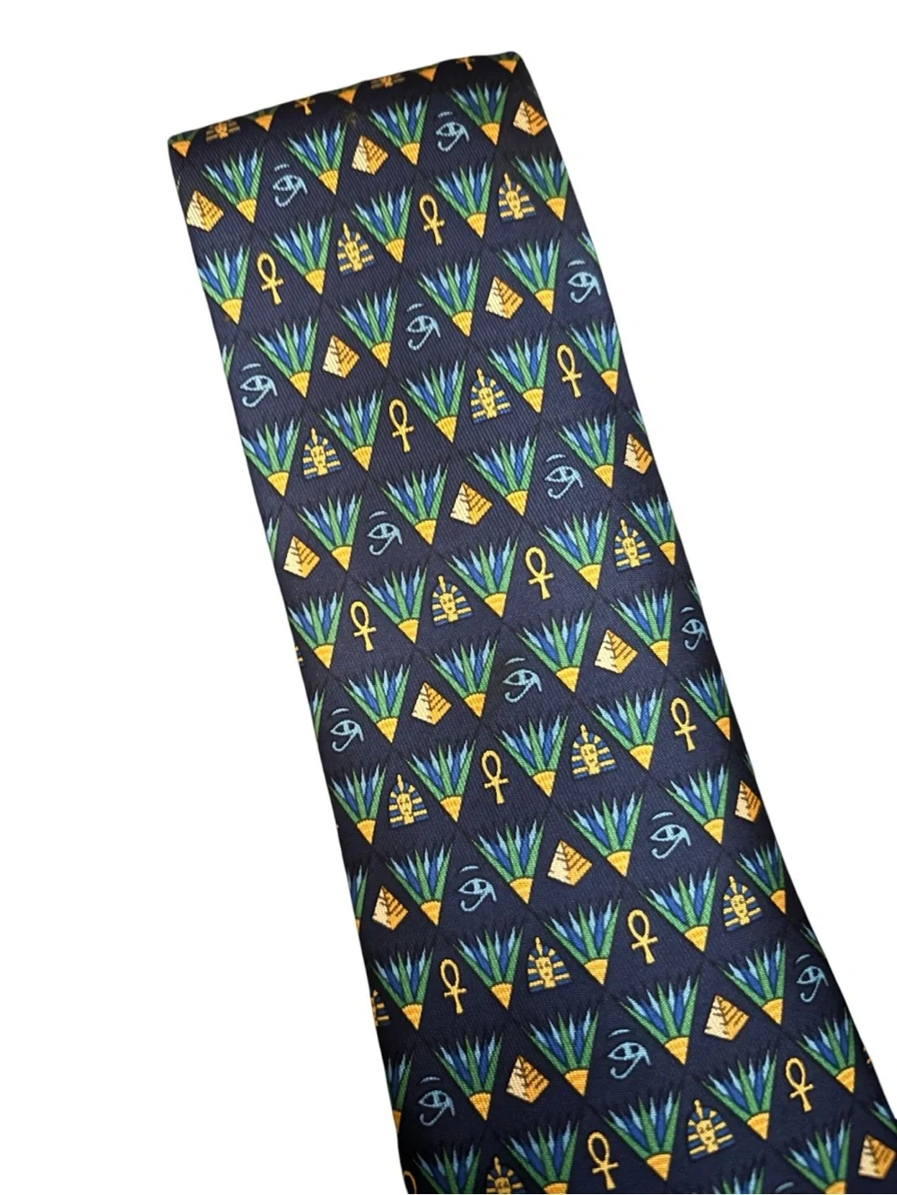 HERMÈS silk tie